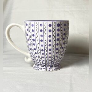 Starbucks 2003 Barista Purple and White 
Mug